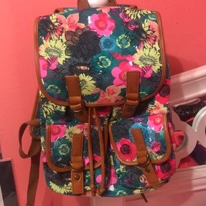 Floral Bookbag